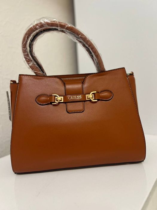 Сумка жіноча Guess, шкіряна велика сумка Гесс