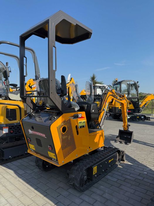 Nowa Minikoparka XN10 ramie skrętne dodatkowa hydraulika robocza NEX