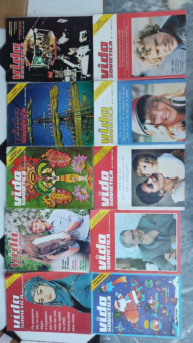 Lote 40 Revistas Vida Soviêtica