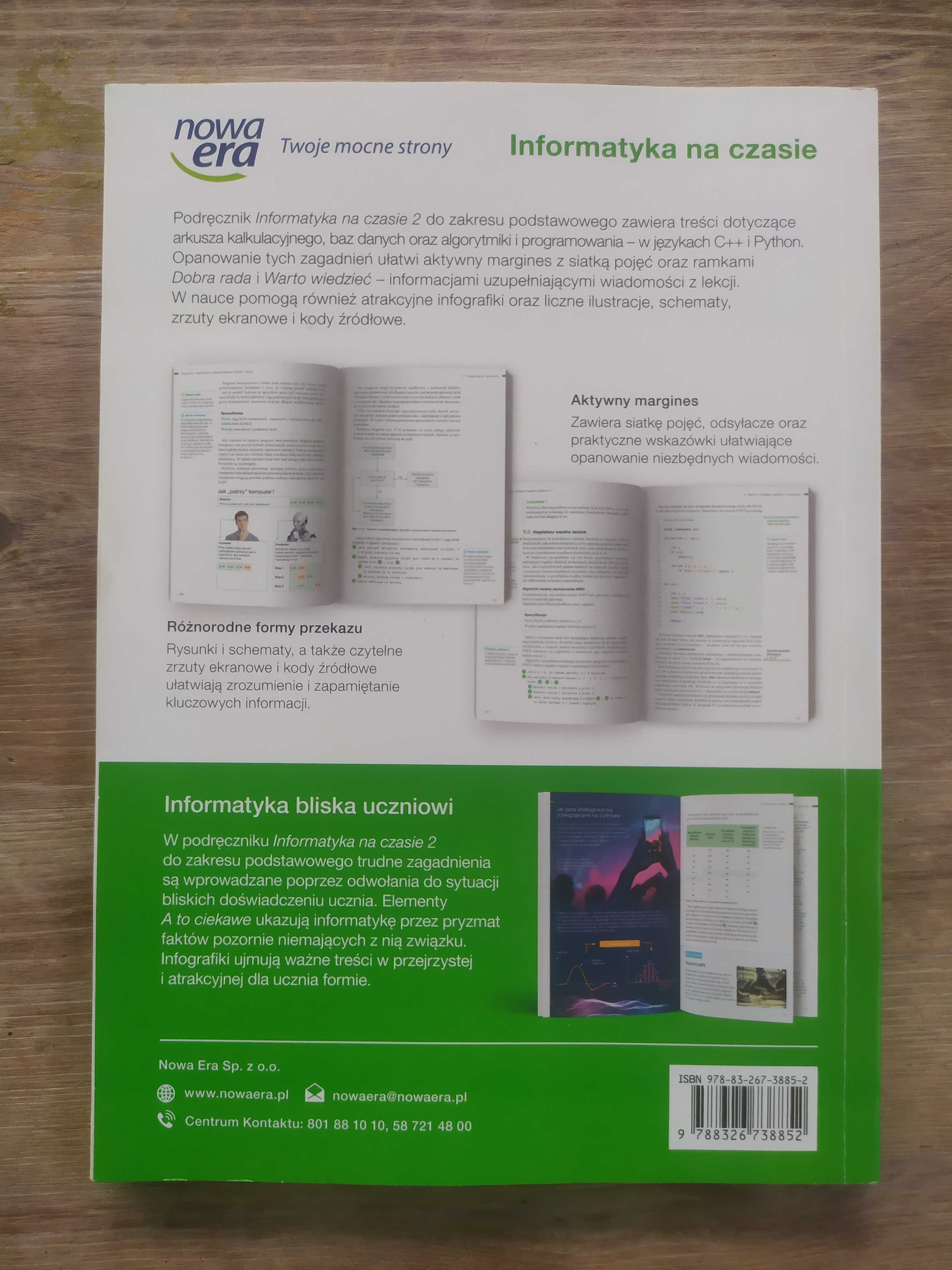 Informatyka na czasie. Podręcznik. Klasa 2. Liceum i technikum
