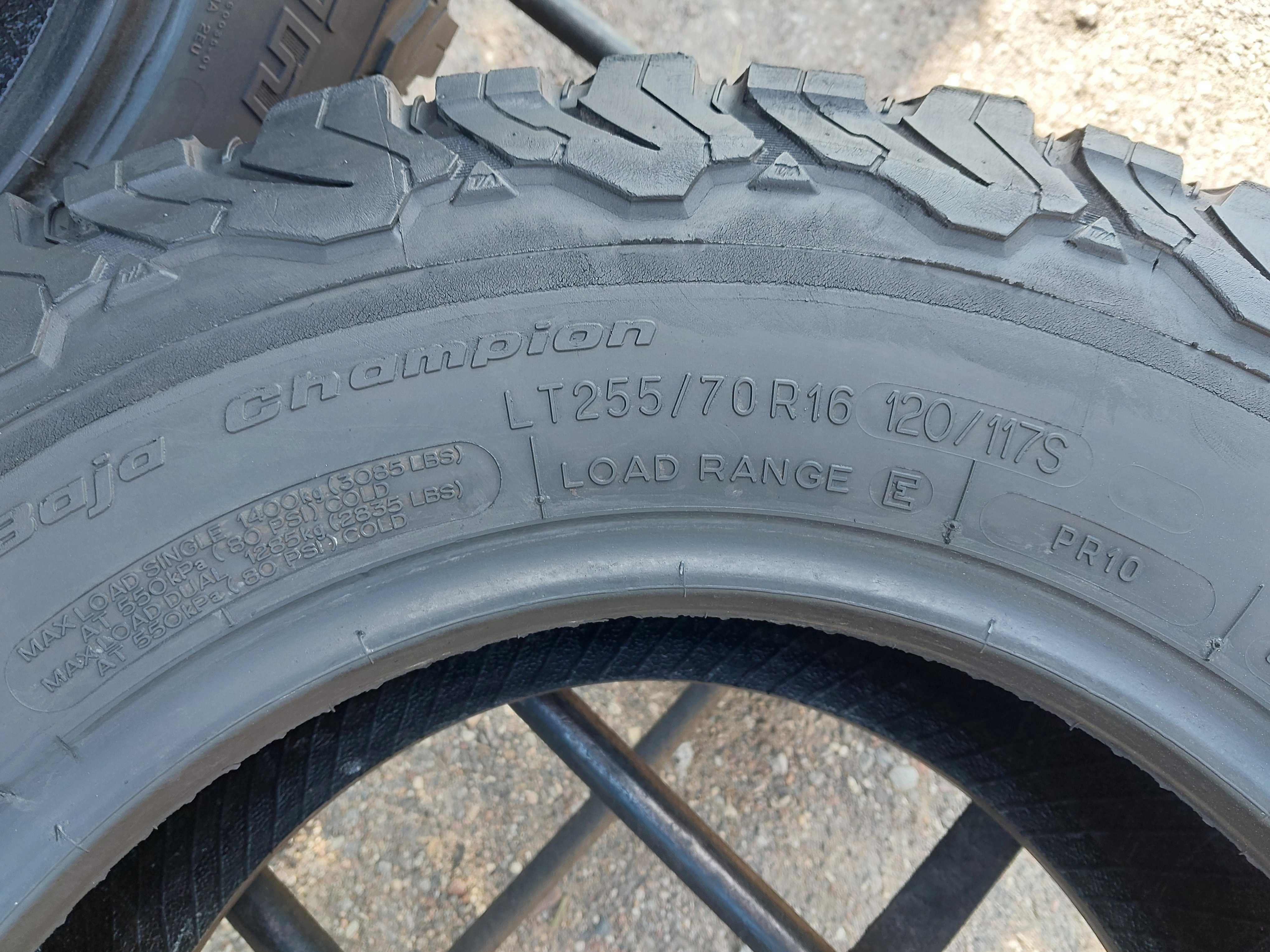 Opony AT 255.70.16 Bfgoodrich