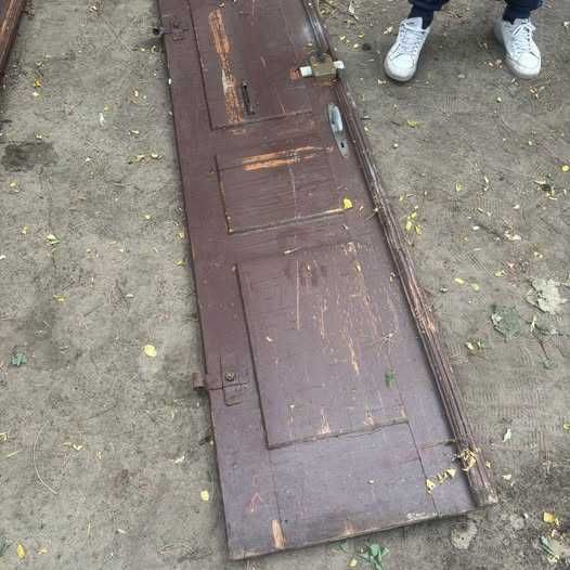 Para stary drzwi drewniane 108cm x 200 cm