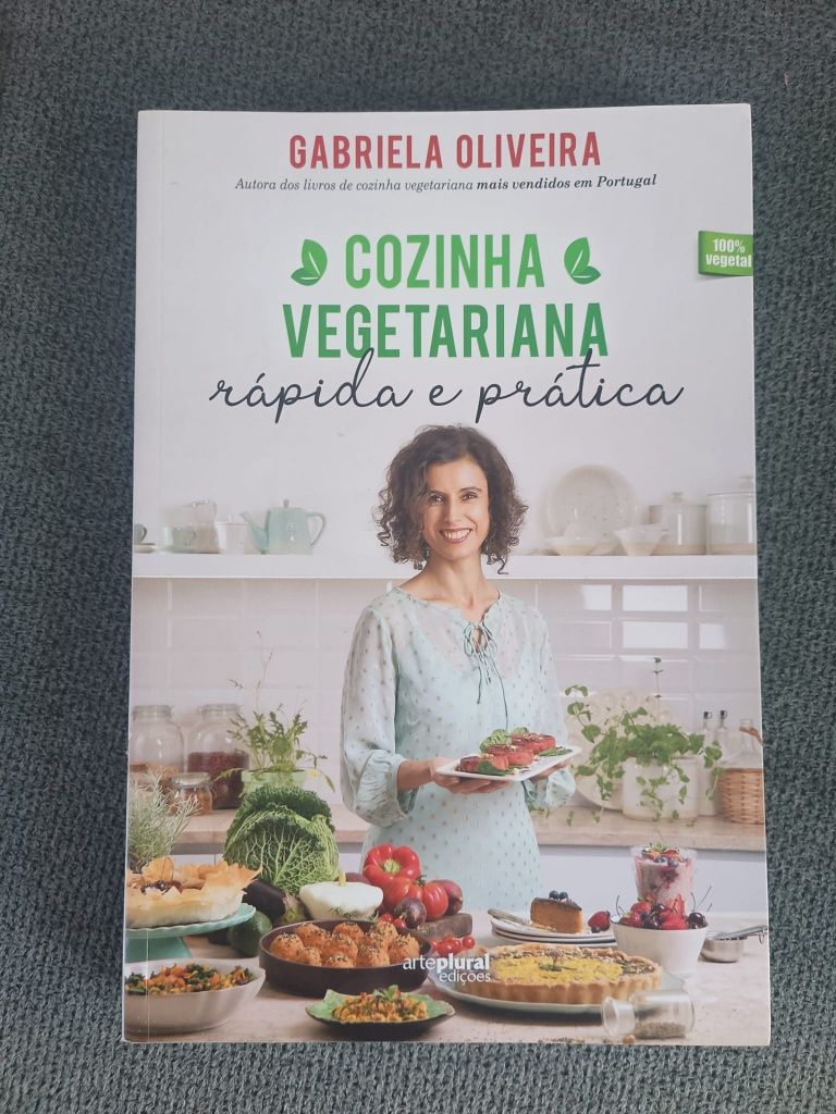 Vendo Livros cozinha vegetariana (Gabriela Oliveira)