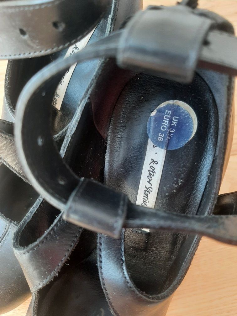 wysokie szpilki z ukrytą platformą slupek z irokezem 36