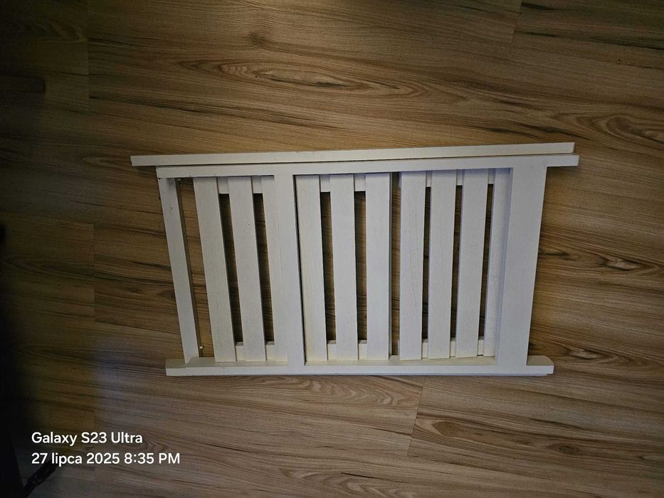 Drewniany regał  kwietnik drabinka biały