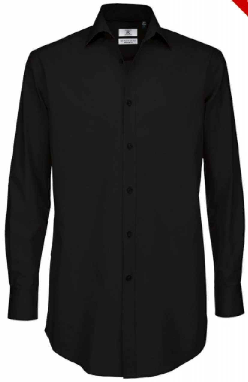 Koszula biznesowa - czarna XL męska B&C (14)