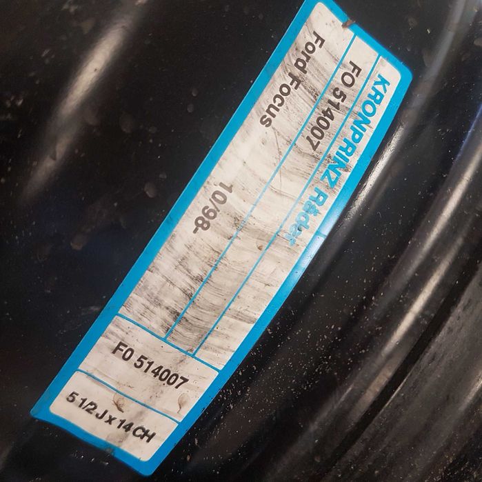 FELGA STAL. 5,5Jx14 ET47,5 4X108 FORD Focus I Escort Fiesta V/Sierra/