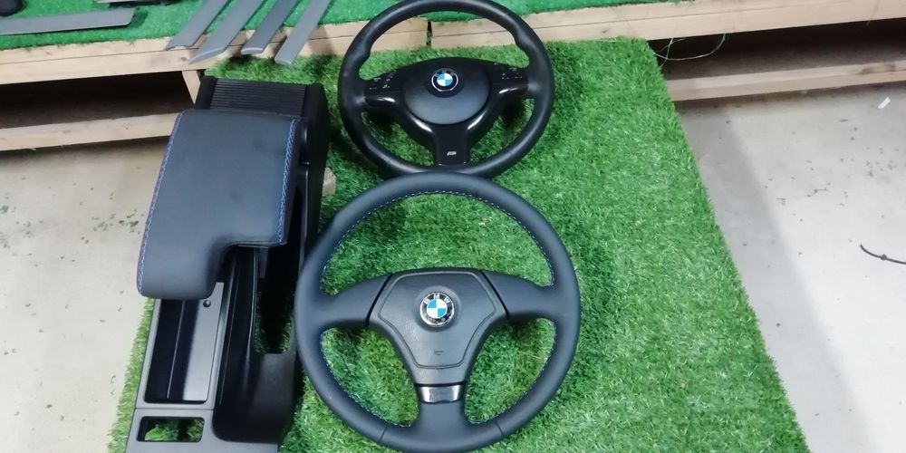 Volantes, Consola central apoio braço bmw e46 material personalizado