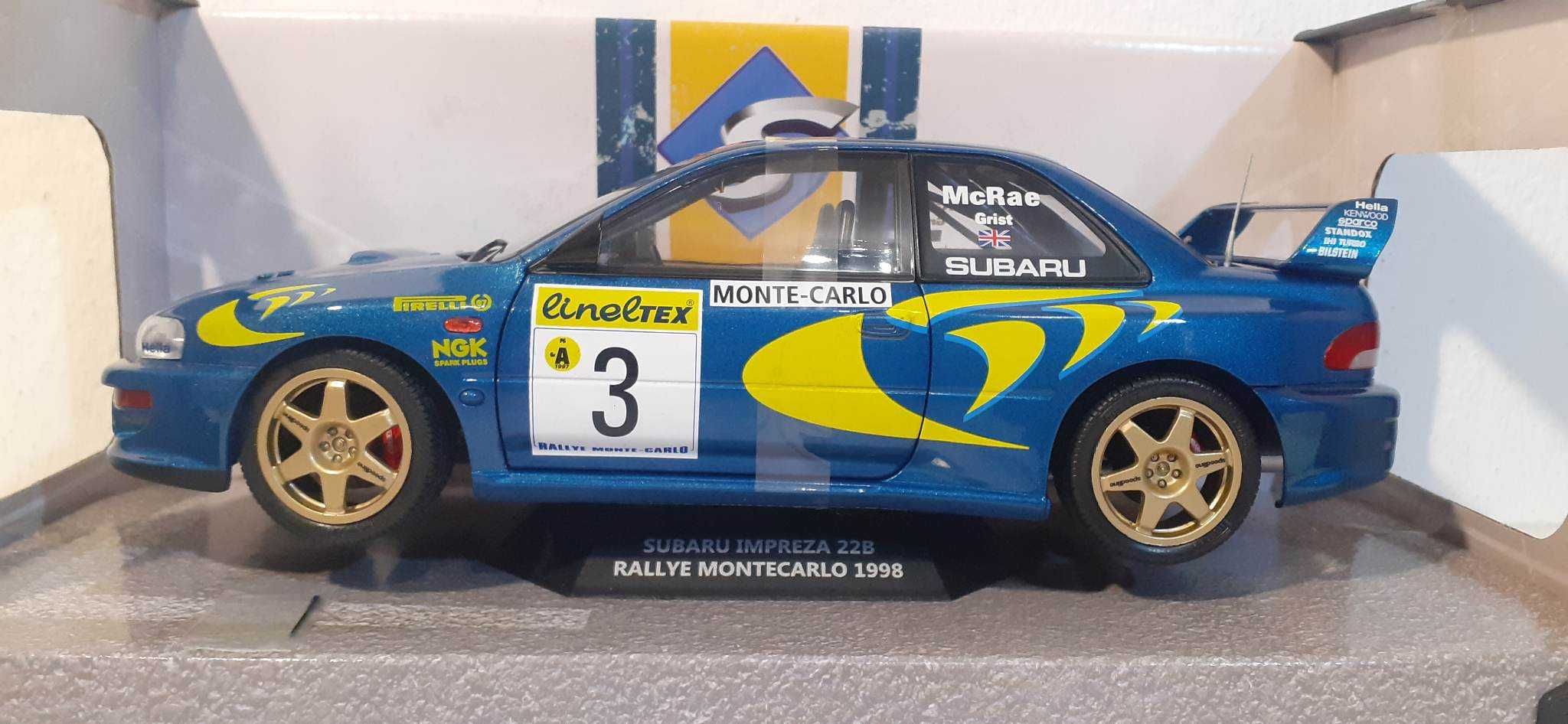 1/18 Subaru Impreza Colin McRae - Monte Carlo 1998 - Solido Racing