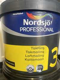 Фарба глибокоматова латексна Sadolin Professional 3 Svart, 10 л чорна