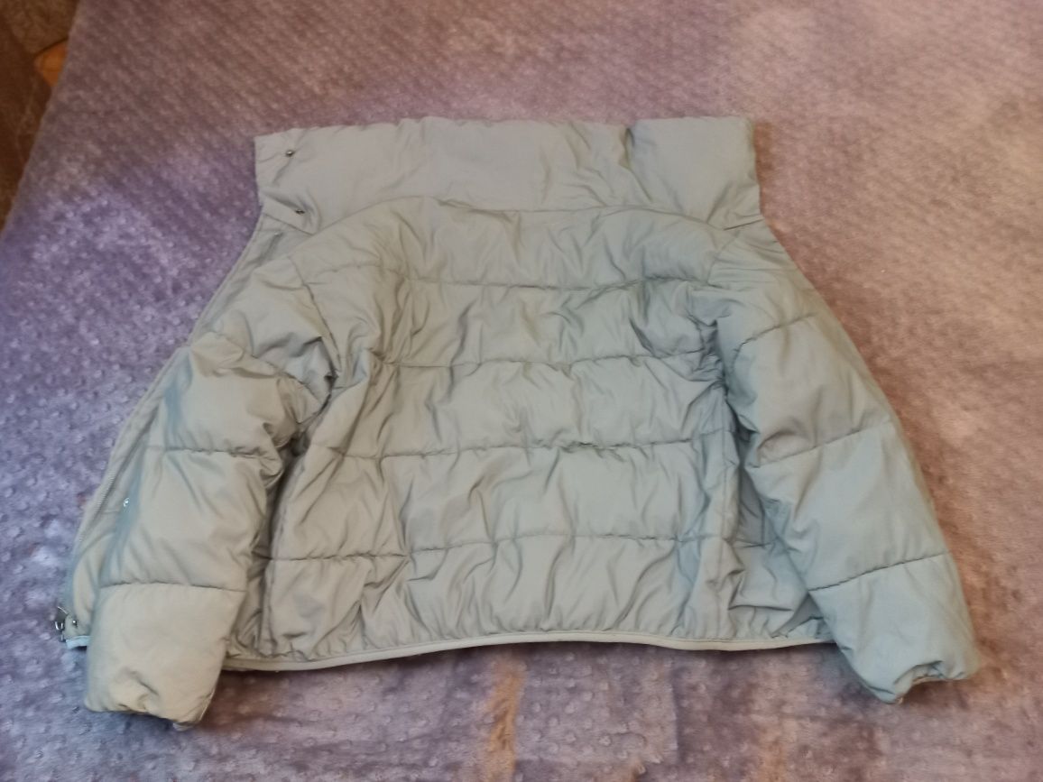 Дута куртка зі світловідображальної тканини