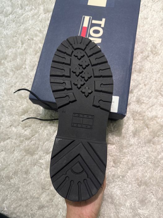 Шкіряні черевики чоловічі Tommy jeans під мартенси 44 розмір