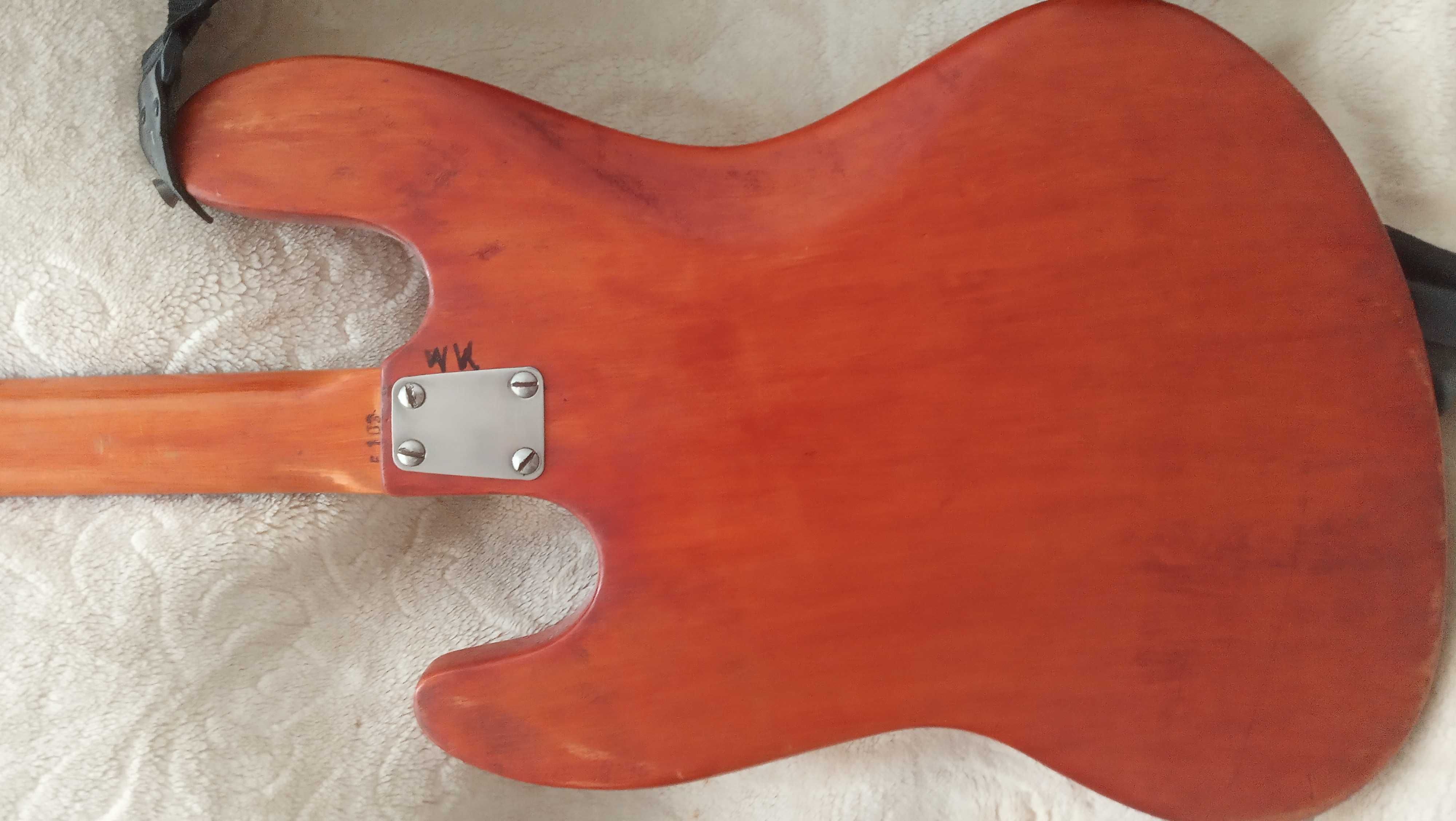 Gitara basowa Jolana Galaxis kompletna