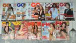 Lote 20 Revistas GQ, FHM e EGO
