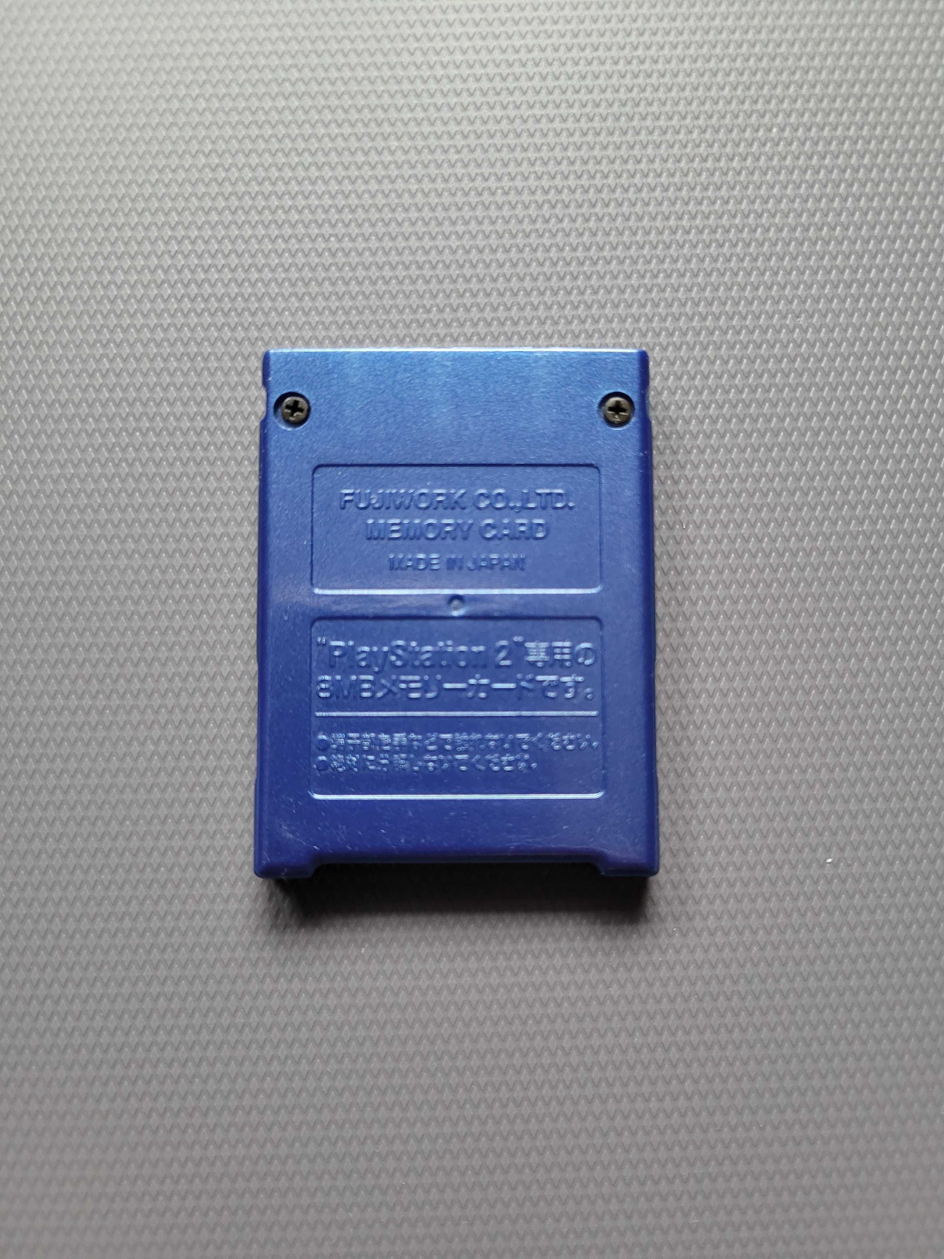 Karta pamięci Fujiwork MagicGate PlayStation 2 PS2 Blue