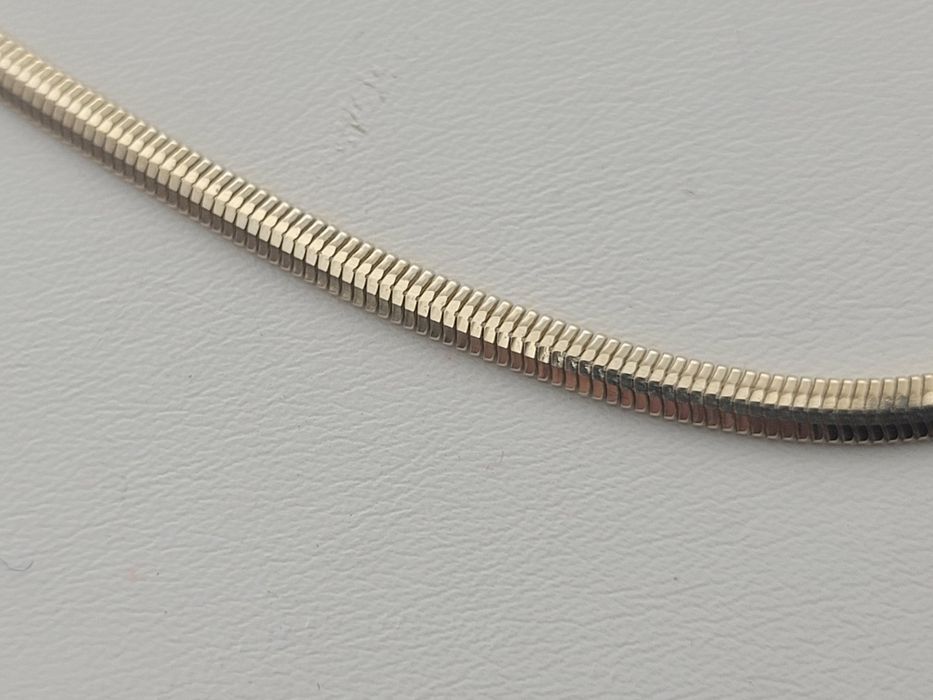 Nowy złoty łańcuszek złoto próby 585, zmijka taśma ocechowana