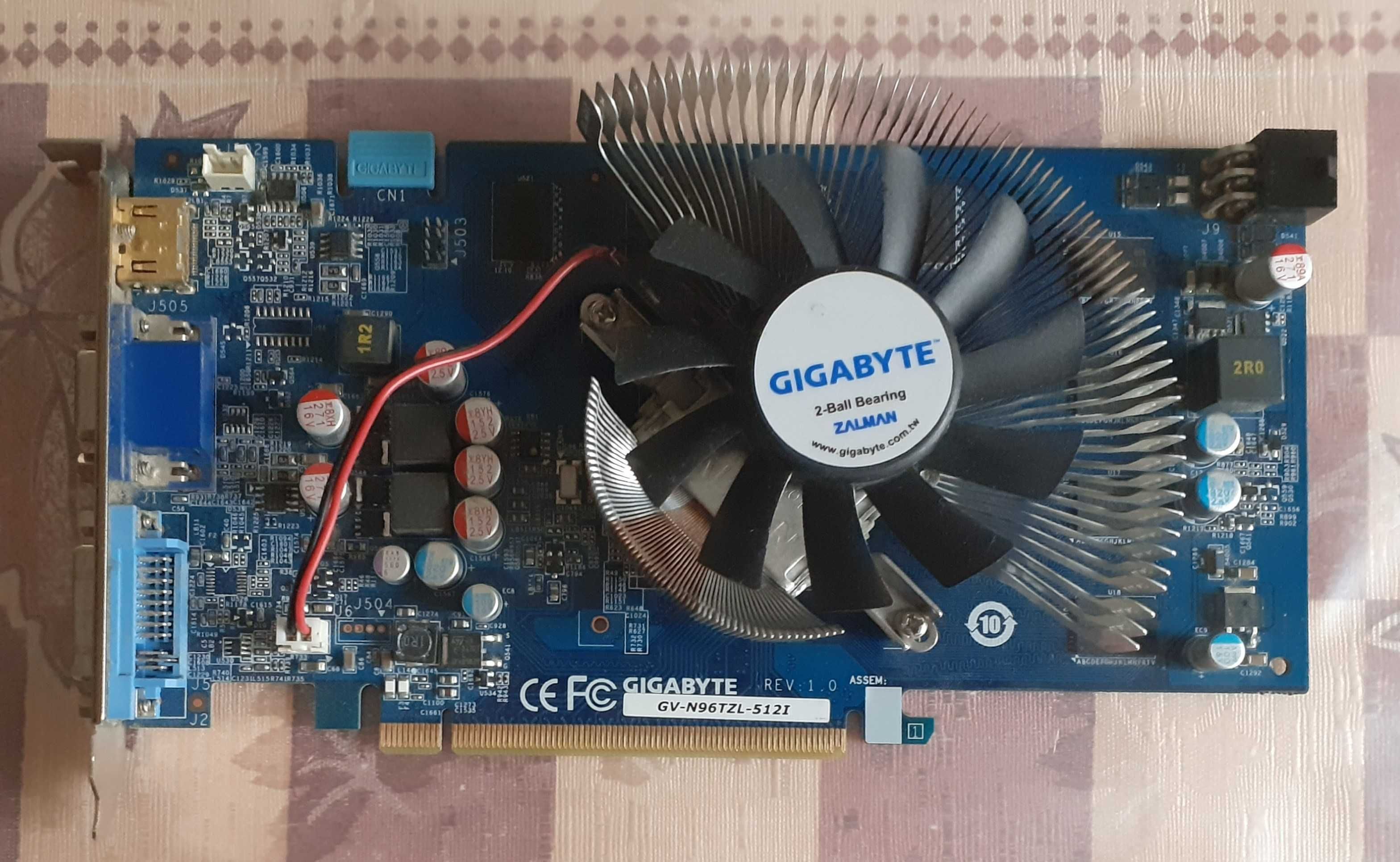 Відеокарта PCI-Ex Gigabyte GeForce 9600GT 512MB GDDR3 256bit Тест ОК
