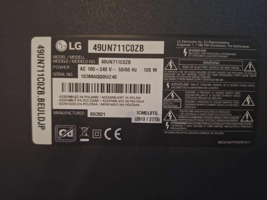 Sprzedam telewizor na części