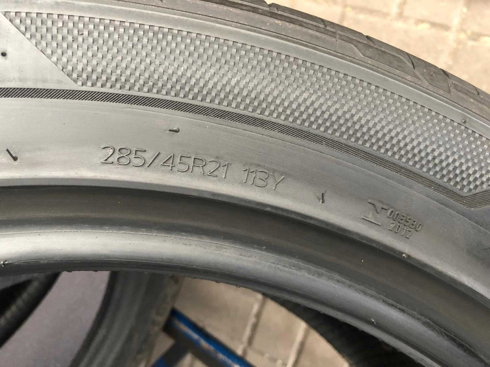 opony letnie 285/45r21 HANKOOK 2019