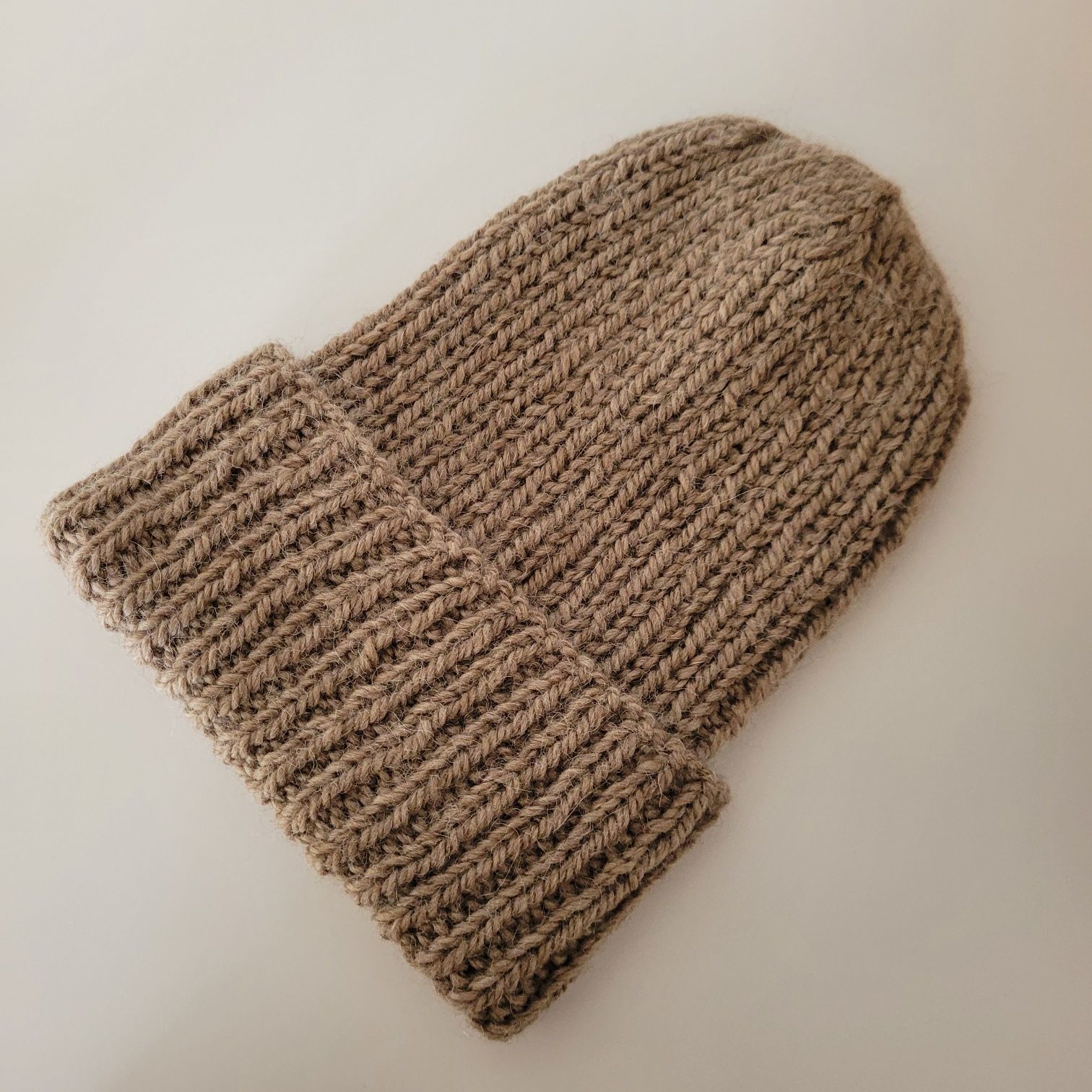 Czapka beanie-beż