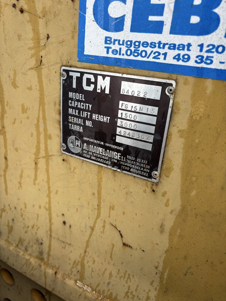Wózek Widłowy TCM FG15N LPG 1,5 T