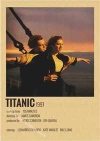 PIĘKNY plakat filmowy vintage TITANIC