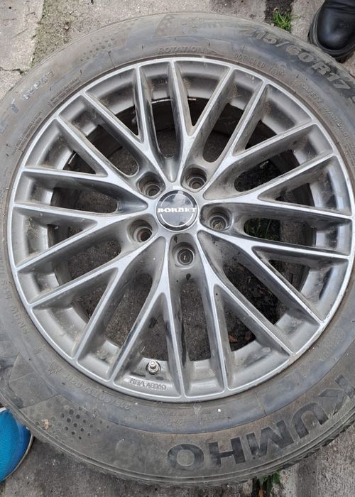 4 x 17 cali opony zimowe i alufelgi borbet