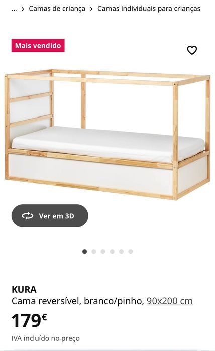 Cama reversível IKEA