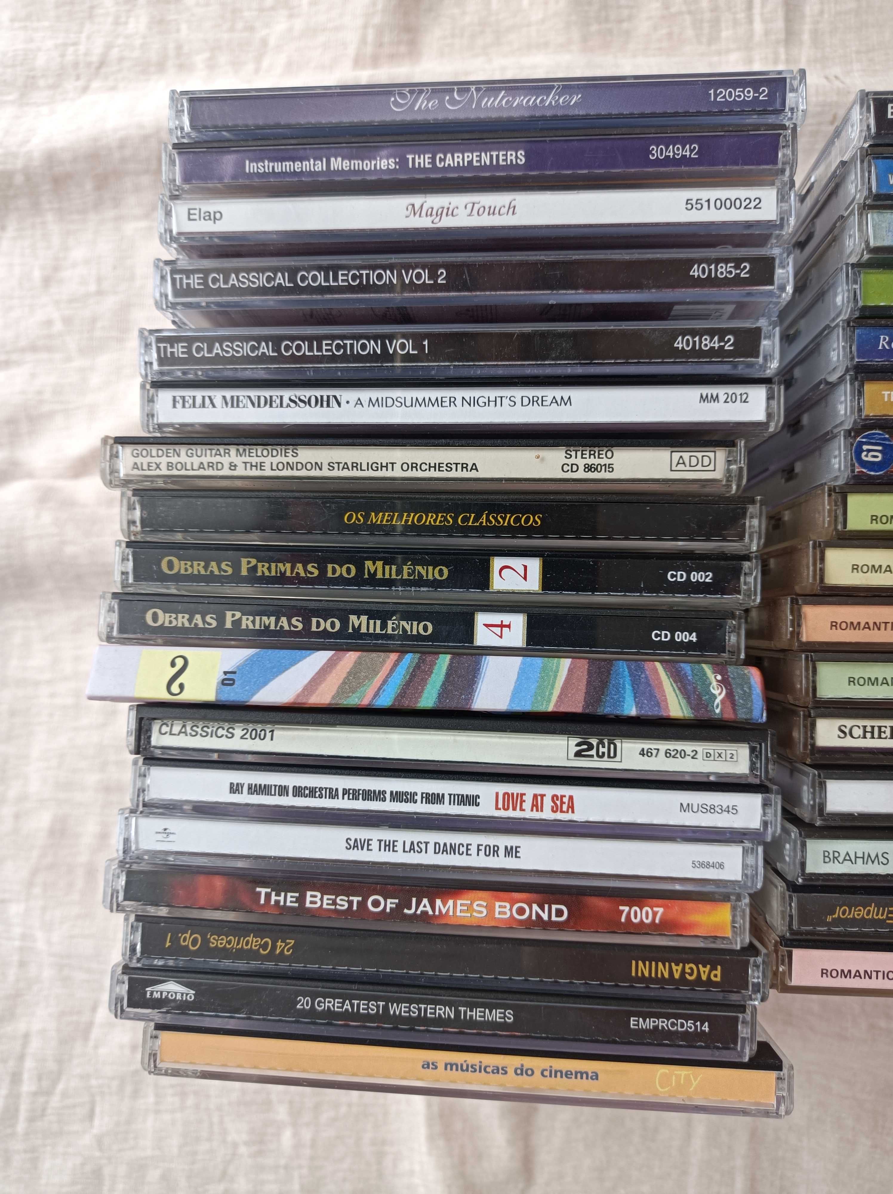 Lote de 34 CDs musica classica e instrumental