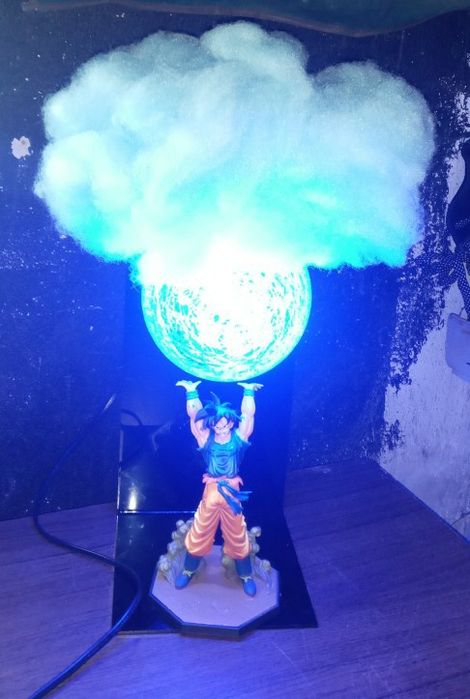 Figura Iluminada Son Goku Bola Universal Lâmpada