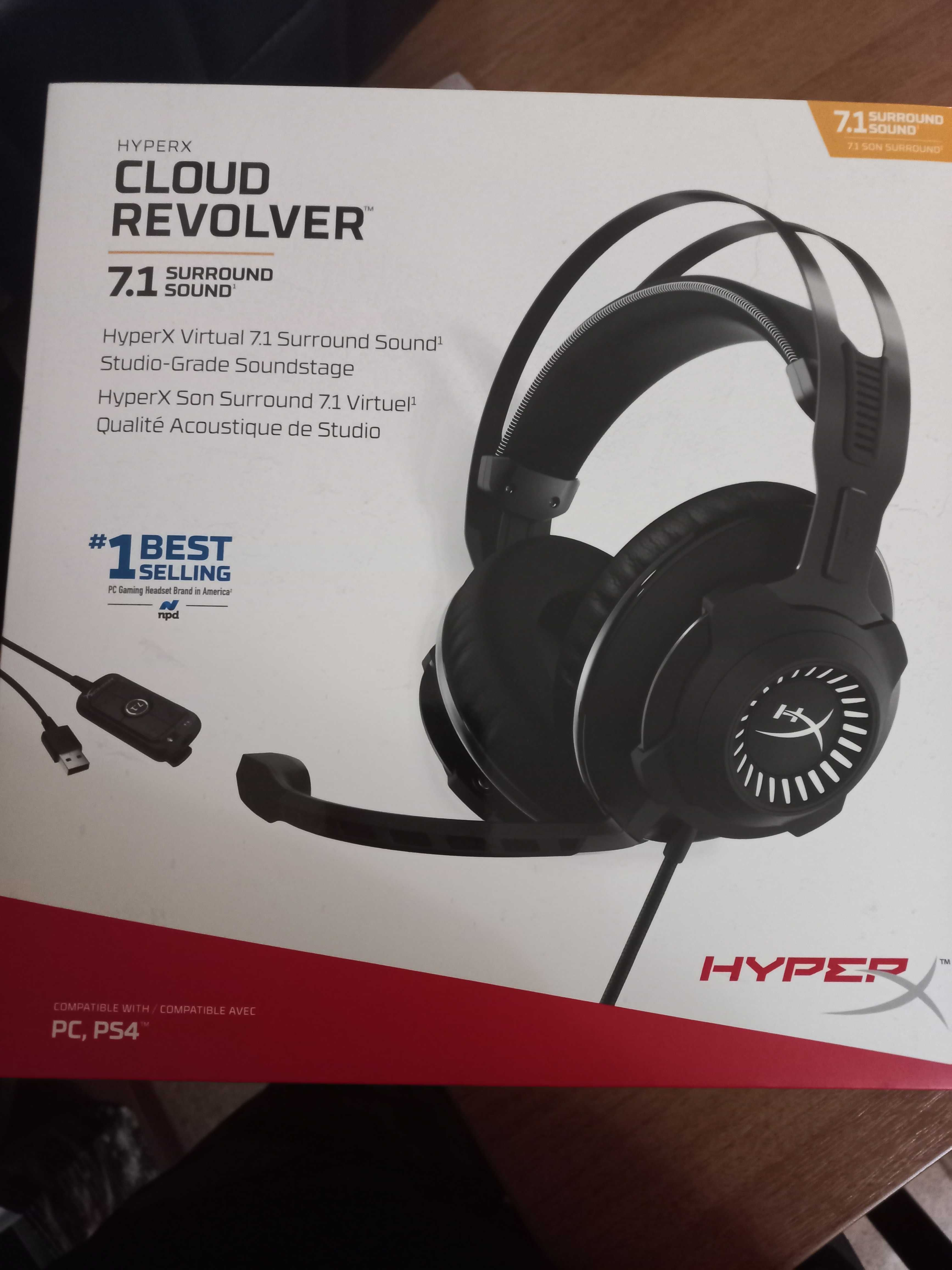 Наушники HyperX Cloud Revolver 7.1 Black Нові