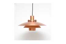 Miedziana lampa Form Light, Dania lata 70'te