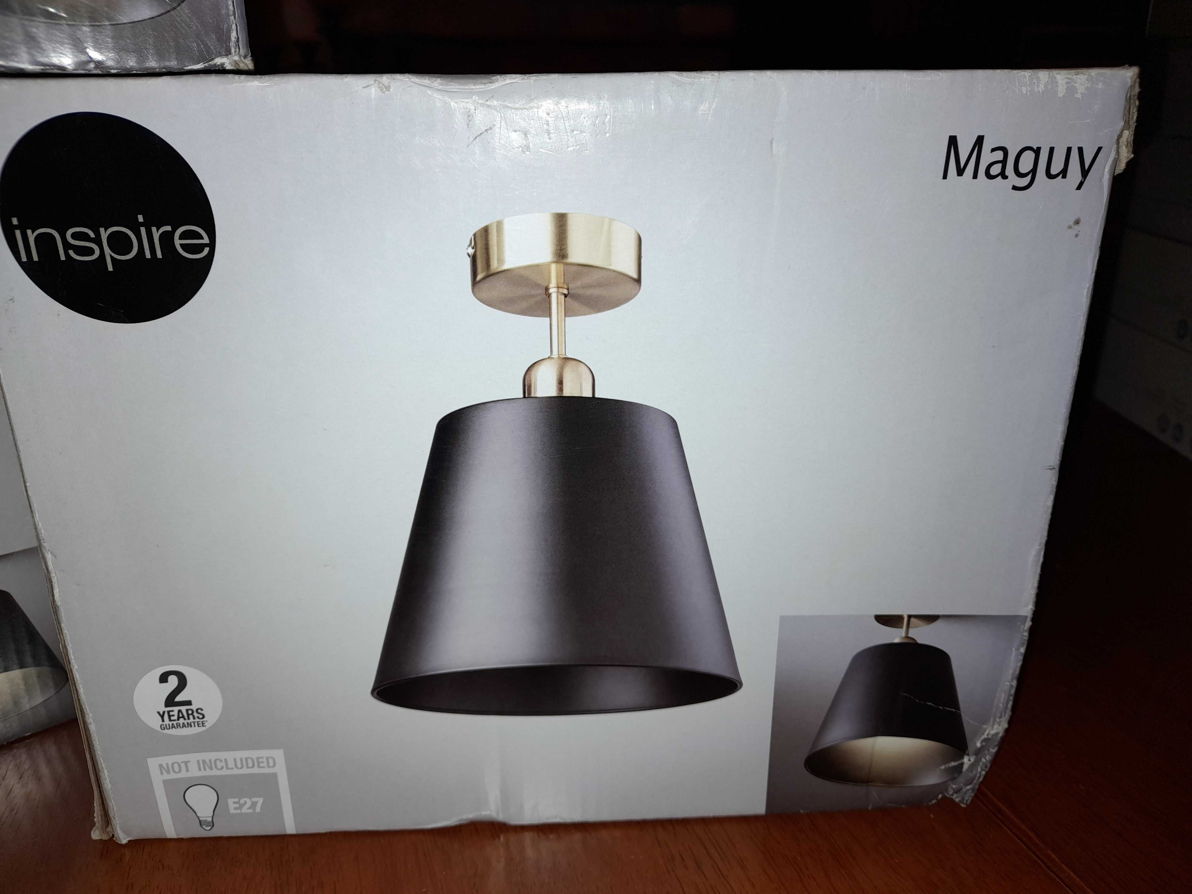 Lampa sufitowa NOWA - CZERŃ, ZŁOTO