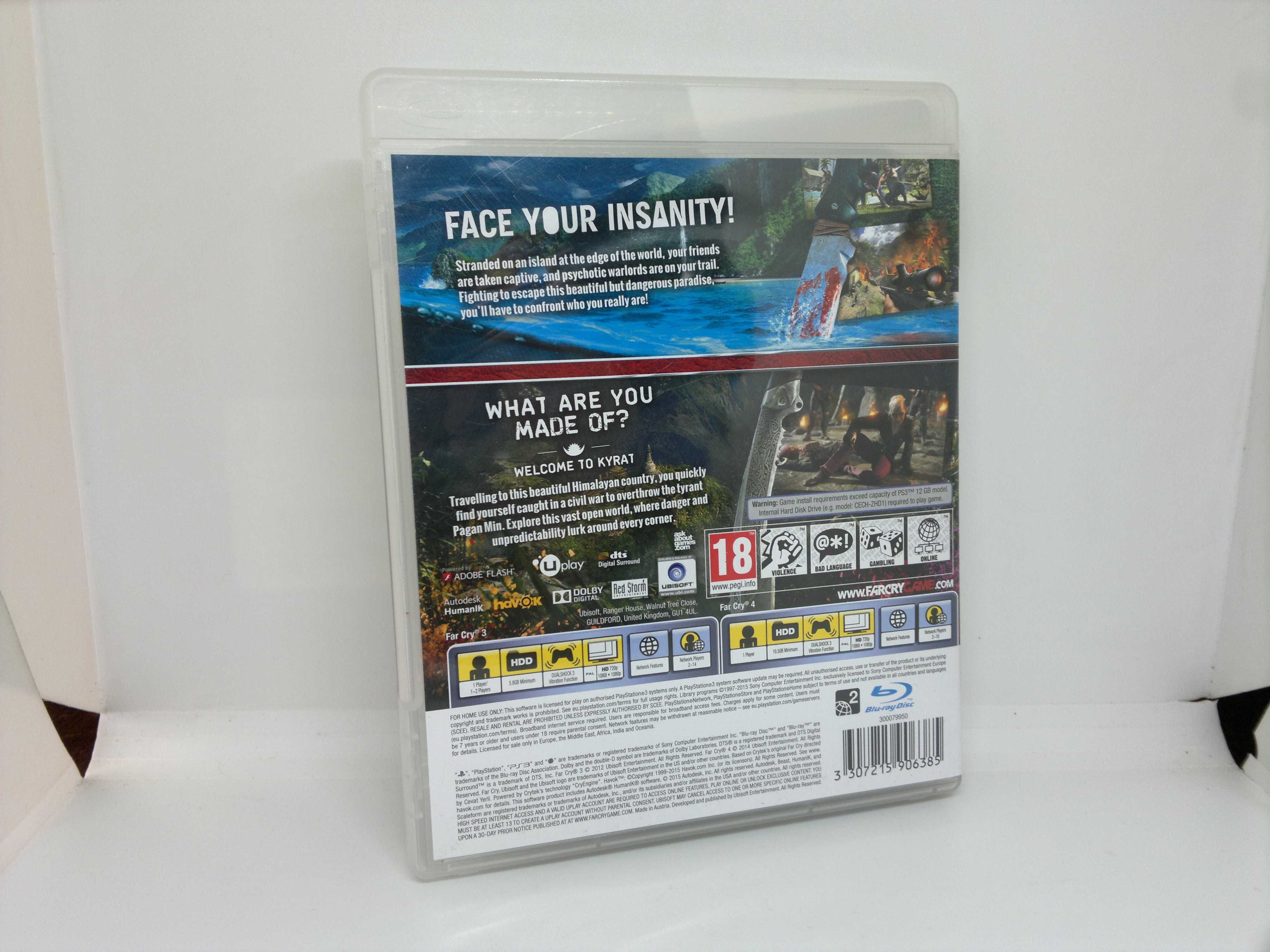 Rzadka Kompilacja Gier Far Cry Double Pack (Far Cry 3 & Far Cry 4)