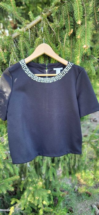 Bluzka z kryształkami H&M rM