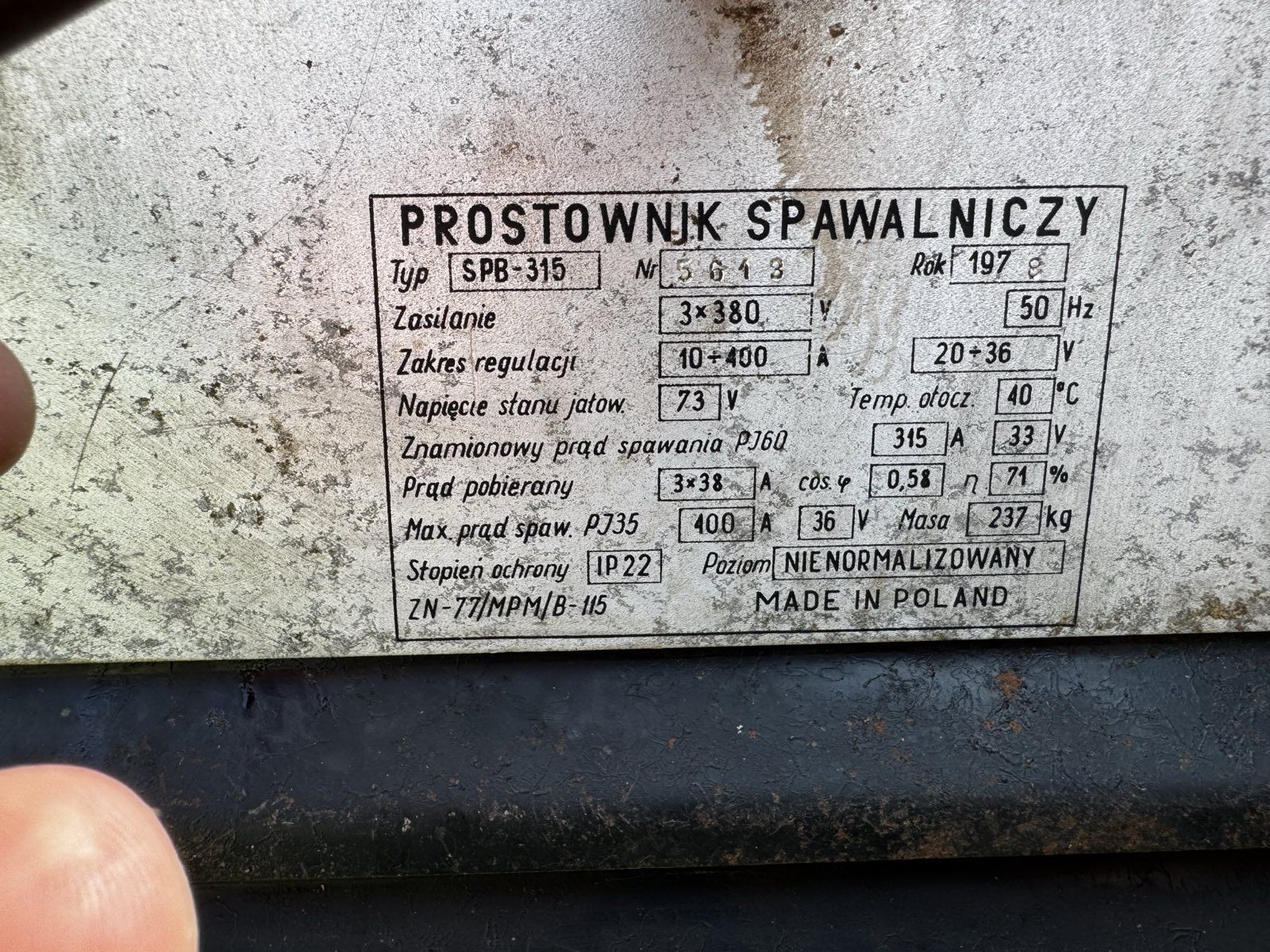 Spawarka Bester SPB 315