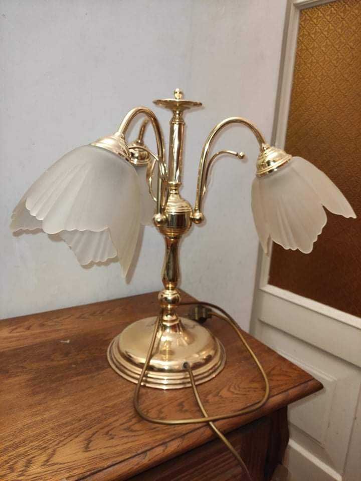 Lampa biurkowa potrójna