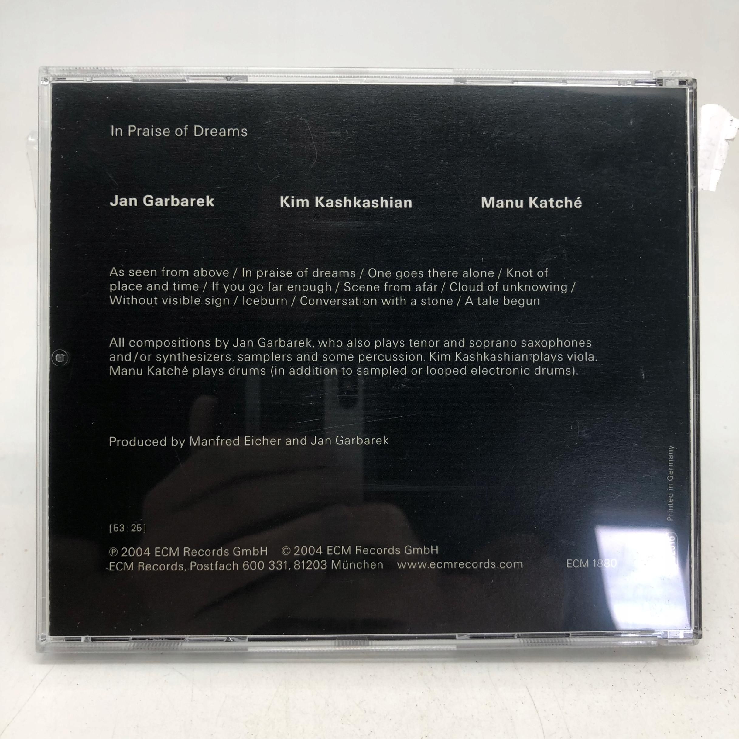 cd - jan garbarek - in praise of dreams 2004 jazz swing