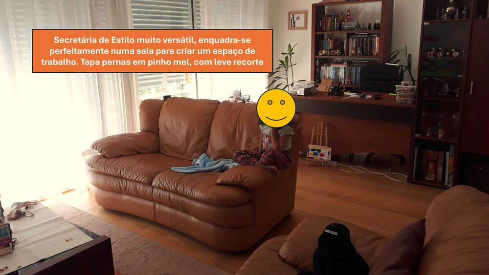 Secretária com módulo gavetas Conforama