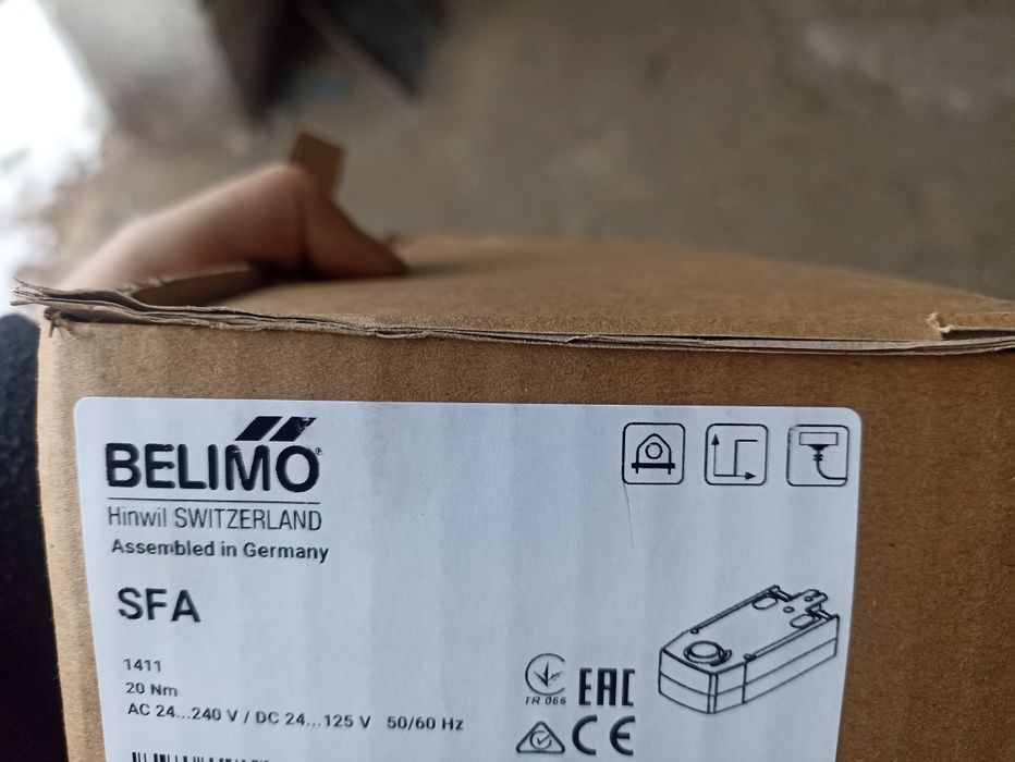 Belimo sf230a siłownik klapy ze sprężyną