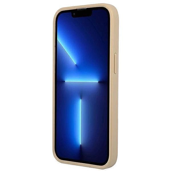 Etui Guess Saffiano Triangle Logo na iPhone 13 Pro / iPhone 13 - beżow