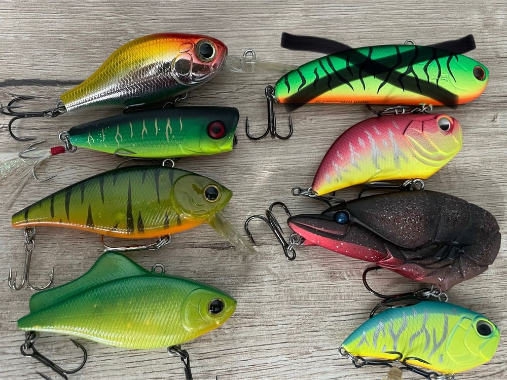 Воблери та ратліни: Issei, ZipBaits, Duo, Lucky Craft, Raid, SumLures