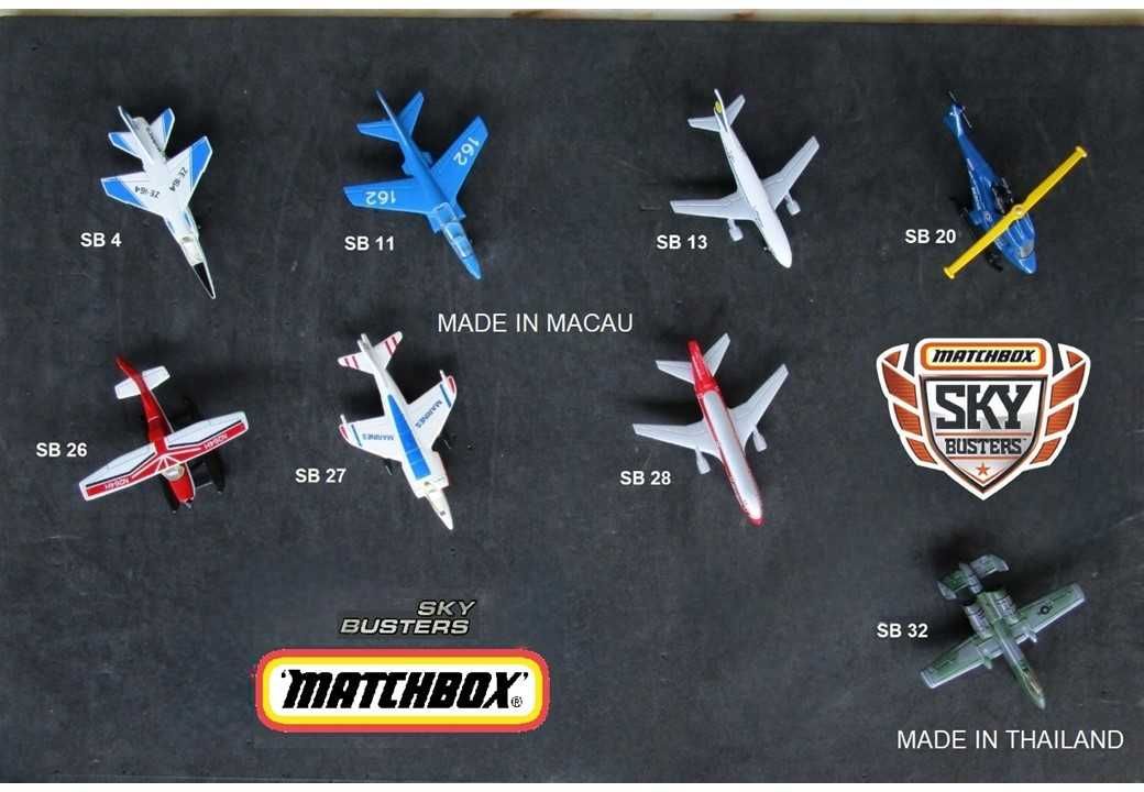 Aviões Vintage – Coleção Matchbox