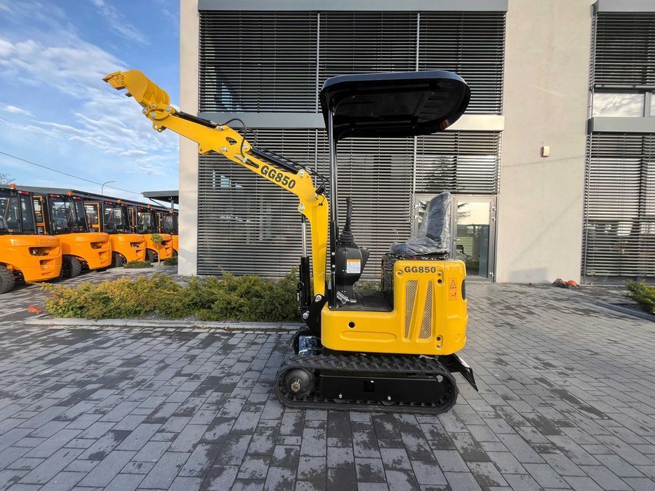 Minikoparka Gunter Grossmann GG850. Silnik KUBOTA .