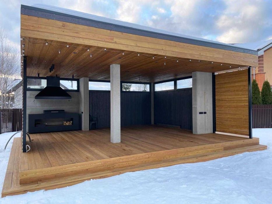 Альтанки та дачні будиночки! Тераси та зони відпочинку під ключ!