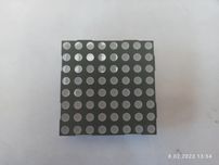 Matryca led red green 8*8 diód segment 6*6cm napis, zegar tba23-11EGWA