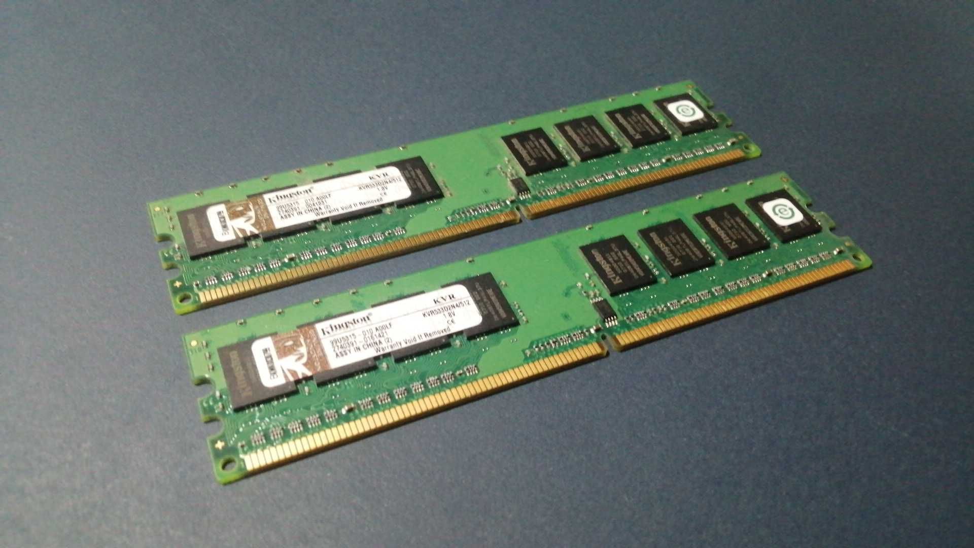 Placas RAM 1G Kingston
