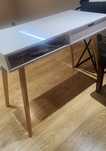 biurko jysk ikea biale do nauki komputera pracy