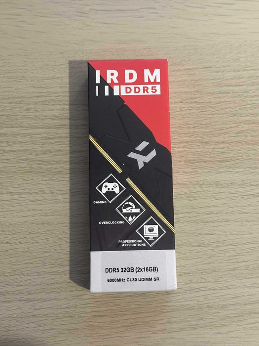 NOWA pamięć RAM DDR5 GOODRAM IRDM 32GB  (2x16GB) 6000MHz CL30