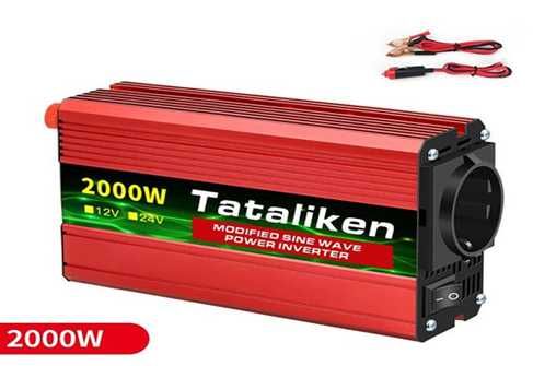 Інвертор 12 V 220 V Tataliken Power Inverter DC to AC  2000 W